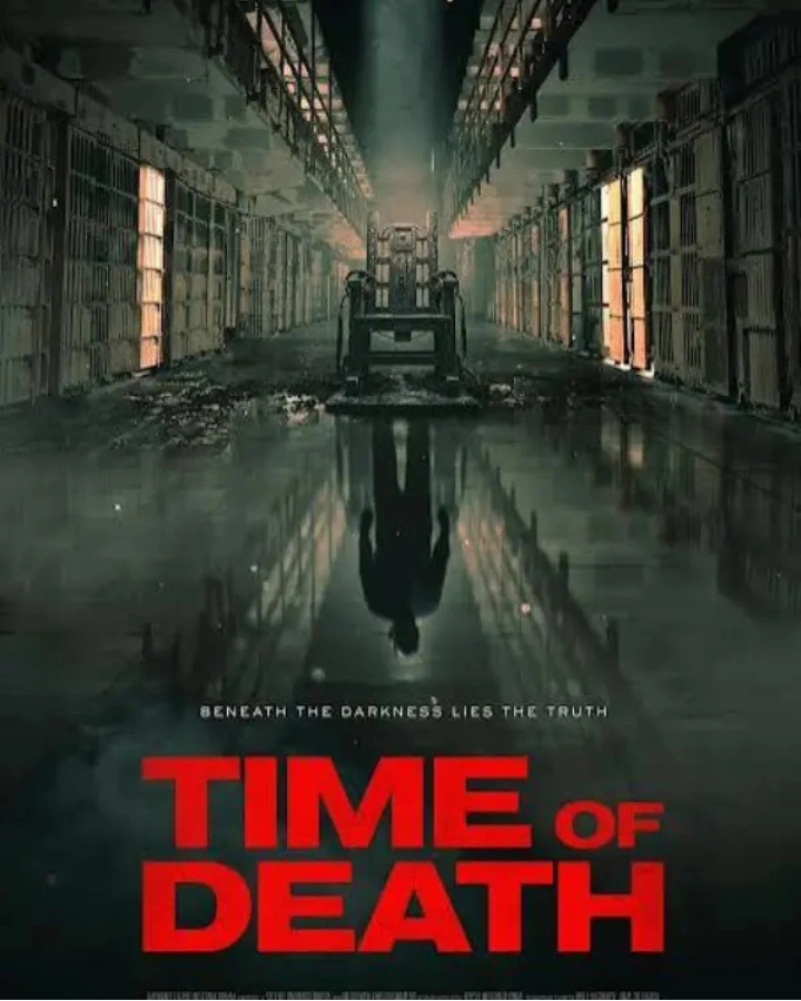 Time of Death film poster showing a dark industrial interior